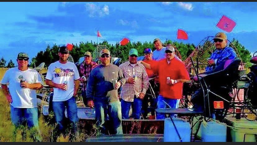 Todd Keller and friends running airboats on Florida's waterways